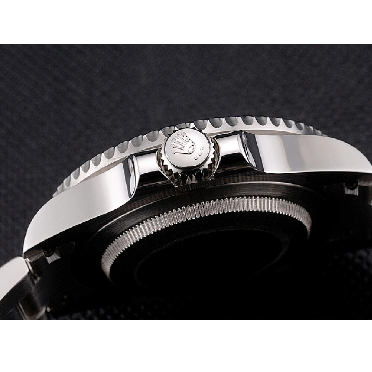 Rolex copies cheap Bezel And Case Submariner Silver Bracelet Stainless Diamond Markings Steel Swiss Rolex Black Dial 0516